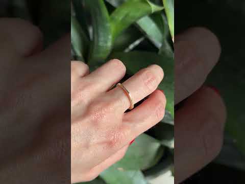 Bague Triangle - Or Jaune 750