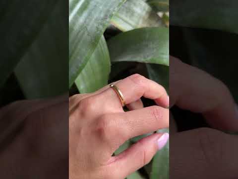 Bague Solitaire - Or Jaune 750 & Diamant