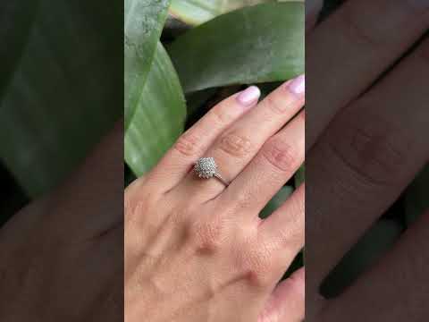 Bague Marguerite - Or Blanc 750 & Diamants
