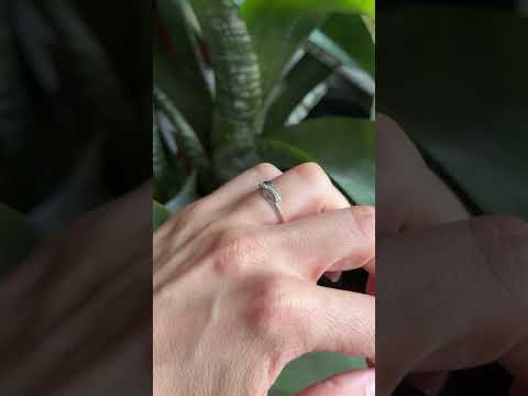 Bague Infinity - Or Blanc 750