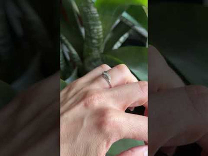 Bague Infinity - Or Blanc 750